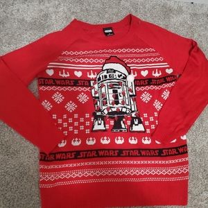 Womens Star Wars  Ugly Christmas Sweater Size medium Star Wars R2D2  medium